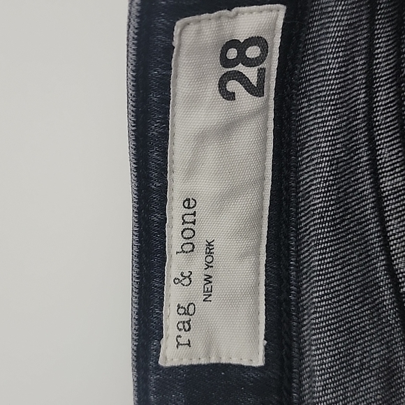 NWOT rag & bone Nina high-rise shorts in washed black - Picture 6 of 10